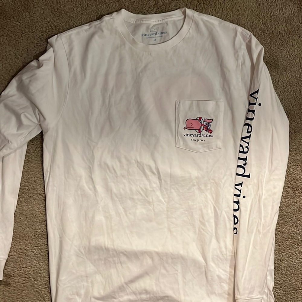 Vineyard Vines Size Medium New Jersey Long Sleeve T Shirt